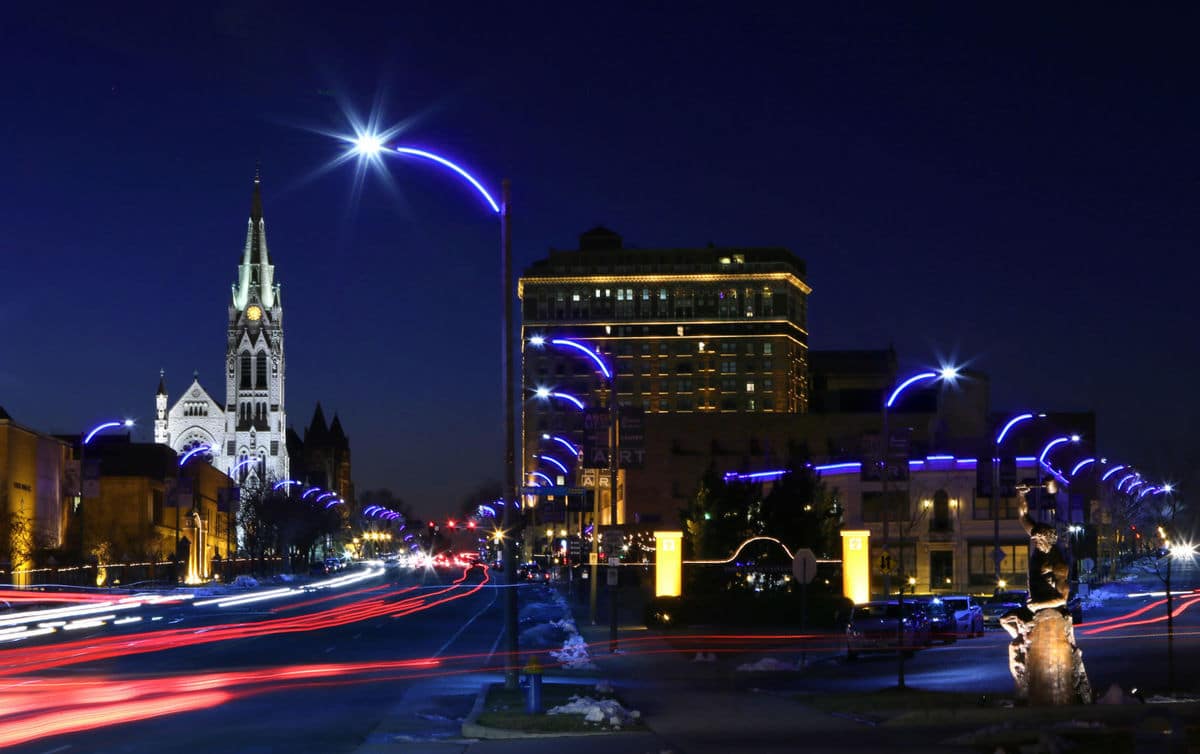 New lights promise colorful, safer downtown St. Louis