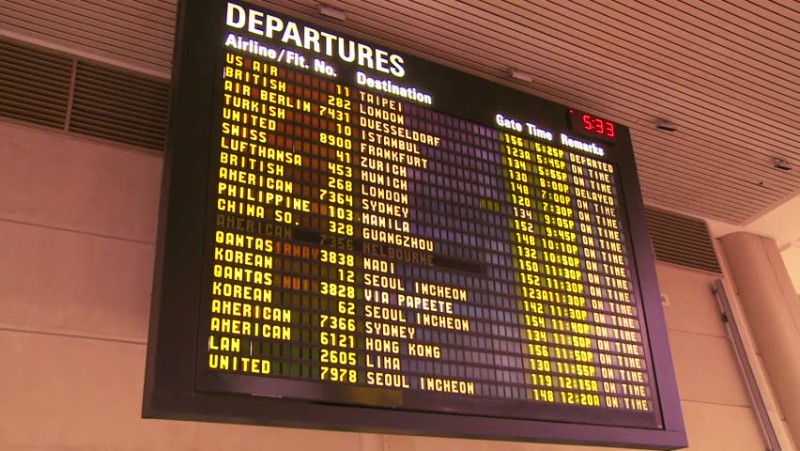 How LED signs can be used at airports