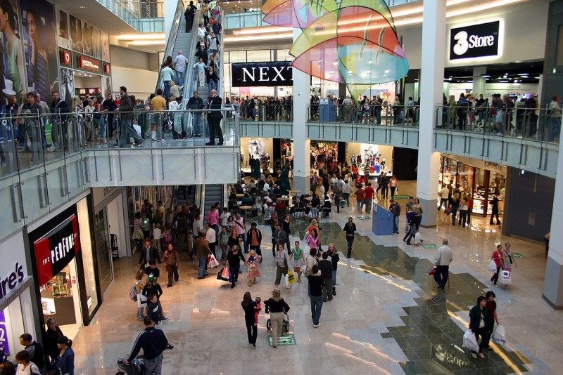 Indoor LED Signs in Shopping Mall