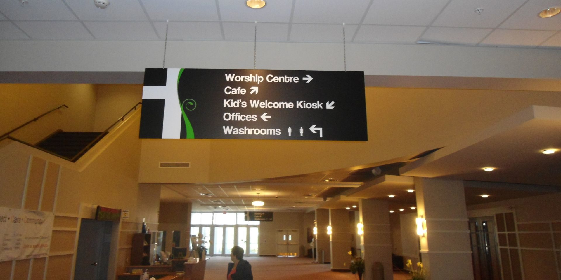 8 tips for making successful indoor way-finding church signs | LED Craft