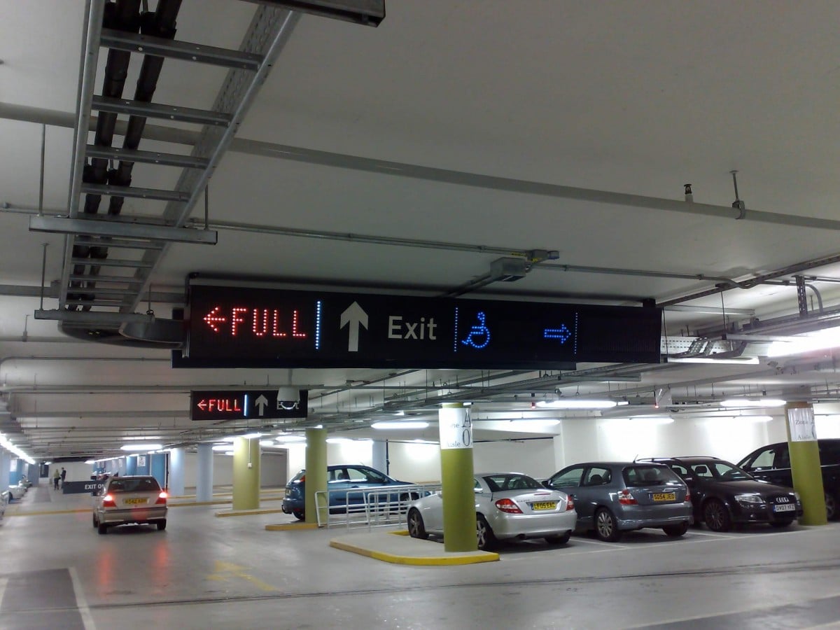LED Signage in the Car Park