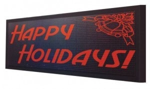 Monochrome LED Message Display Monochrome LED Message Display