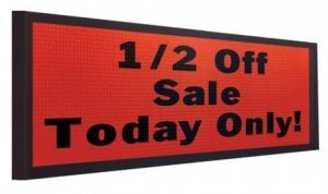 Monochrome LED Sign Monochrome LED Sign