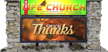 New Life Church - LED Church Signs