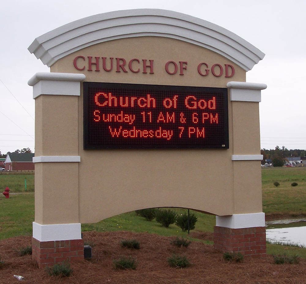 Church Signs Outdoor Electronic Signs For Churches LED Craft