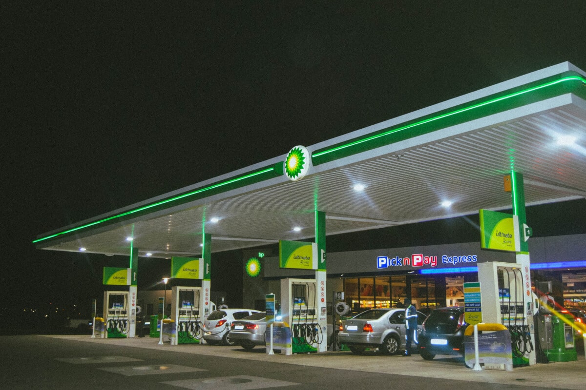 Recommended digital signage touchpoints at gas stations