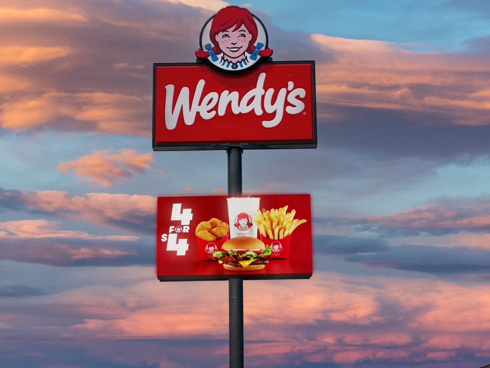 Pylon or Pole-Mounted LED Signs