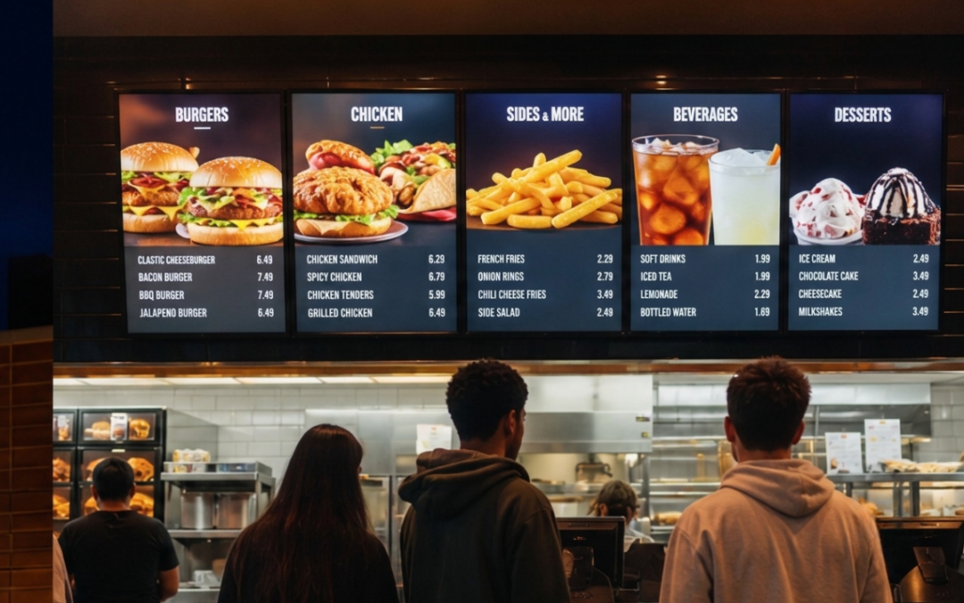 Restaurant LED Signs That Increase Sales: Menu Boards, Drive-Thru, and Outdoor Displays